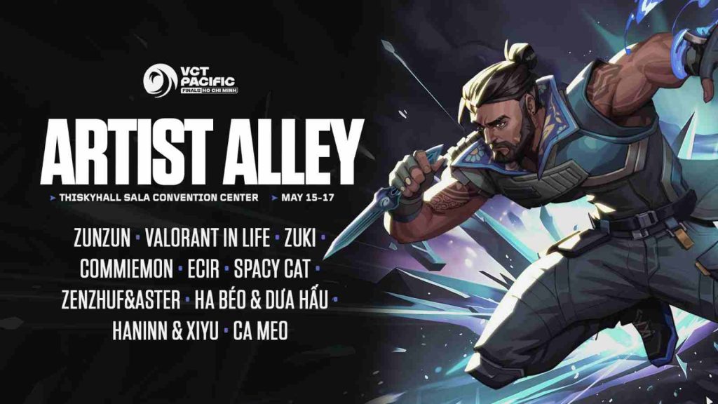 VCT Pacific Finals Ho Chi Minh Artist Alley lineup