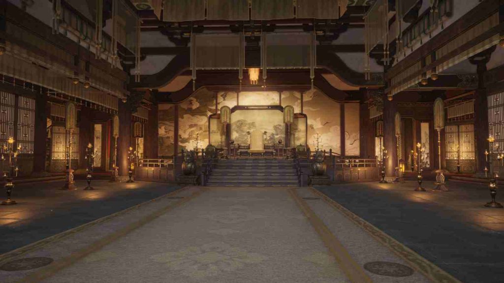 Where Winds meet inside the Imperial Palace court official screenshot