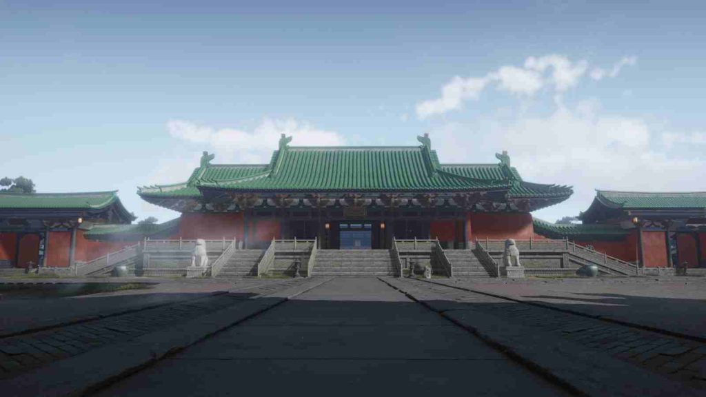 Where Winds Meet:  The Imperial Palace outer courtyard official screenshot