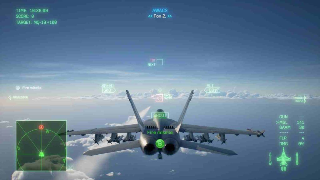 Ace Combat 8: Wings of Theve missile launch gameplay official screenshot