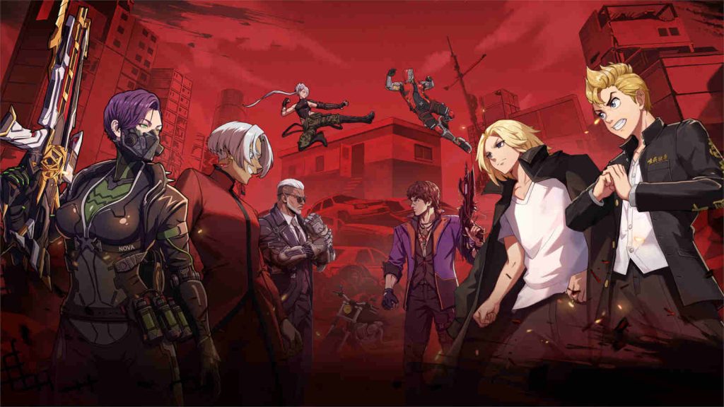 Blood Strike x Tokyo Revengers collaboration key visual