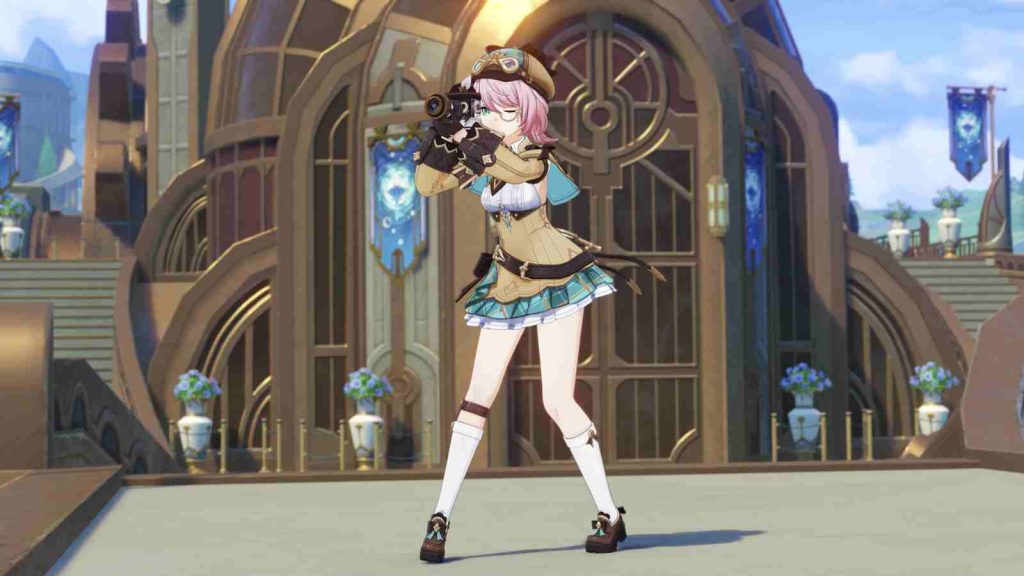 Hurlock Variations is the name of Charlotte's outfit in Genshin Impact