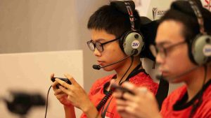Team Singapore competing during the Identity V Asian Games 2026 qualifiers held at Resorts World Sentosa