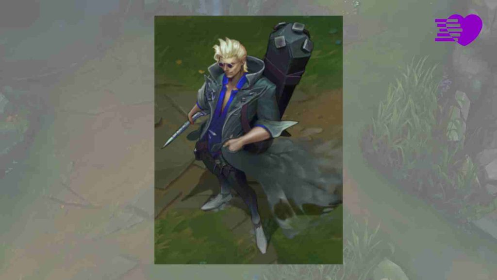 Locke concept art showing him standing with one hand in his pocket while the other holds a large nail