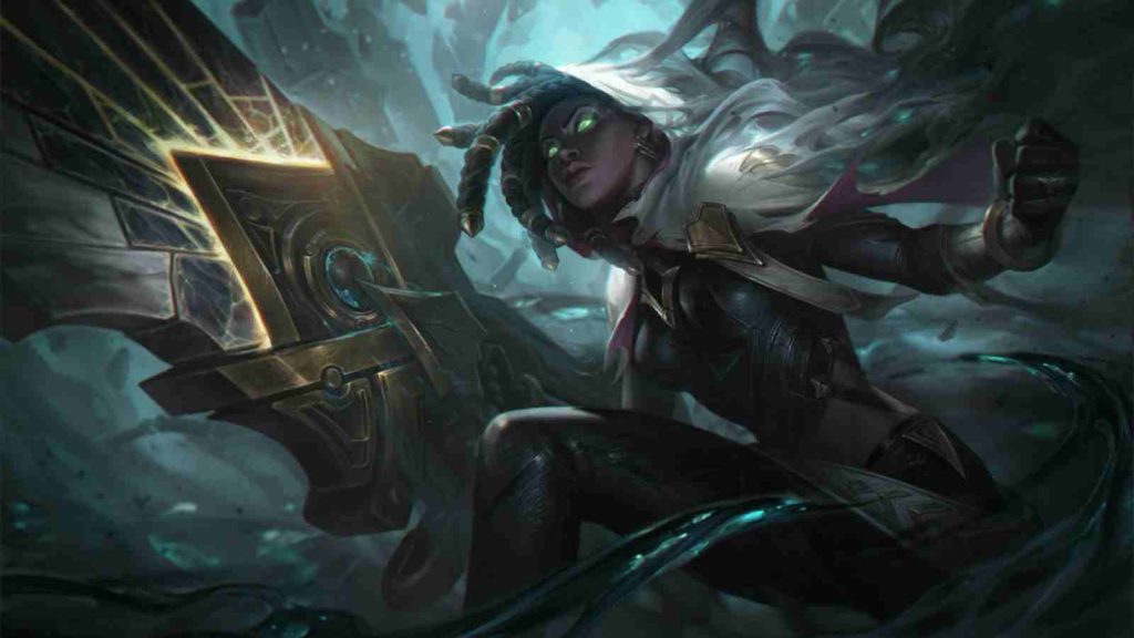 League of Legends marksman champion Senna base splashart