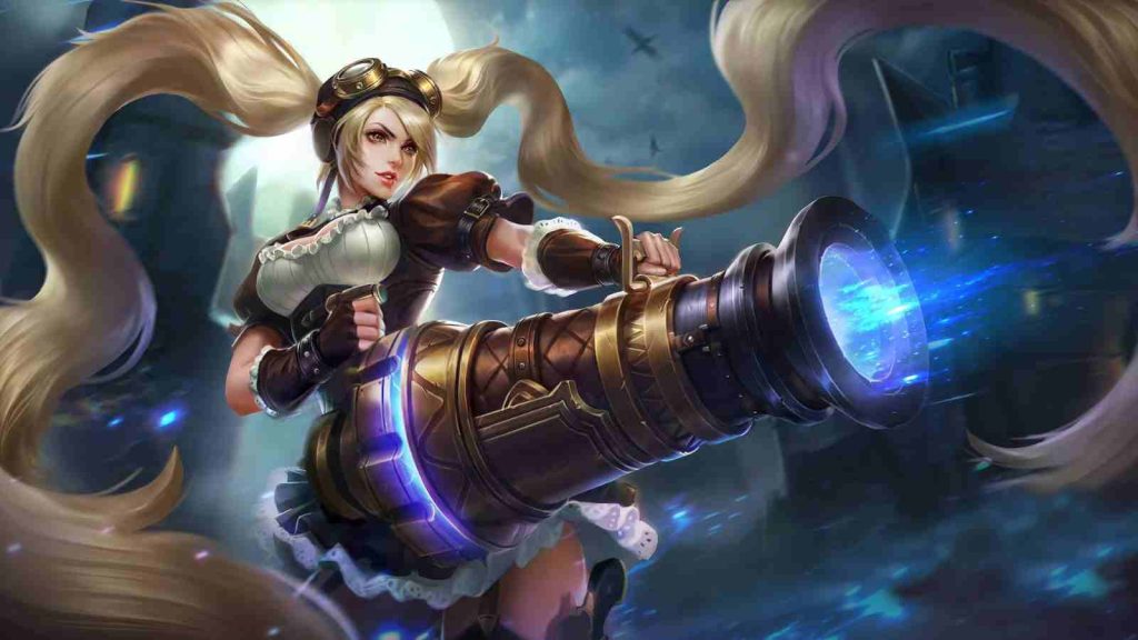 Mobile Legends Layla base skin splashart