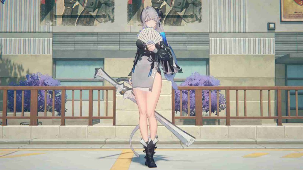 Velina’s limited-time outfit, Shade of Leisure full body view