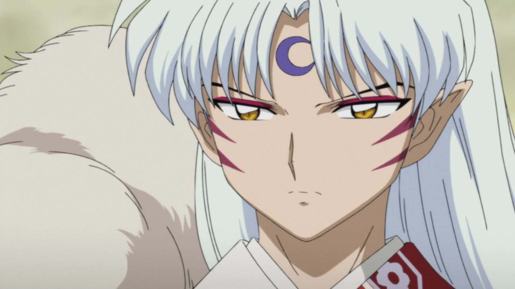 Inuyasha's Sessshoumaru with a serios look on his face.