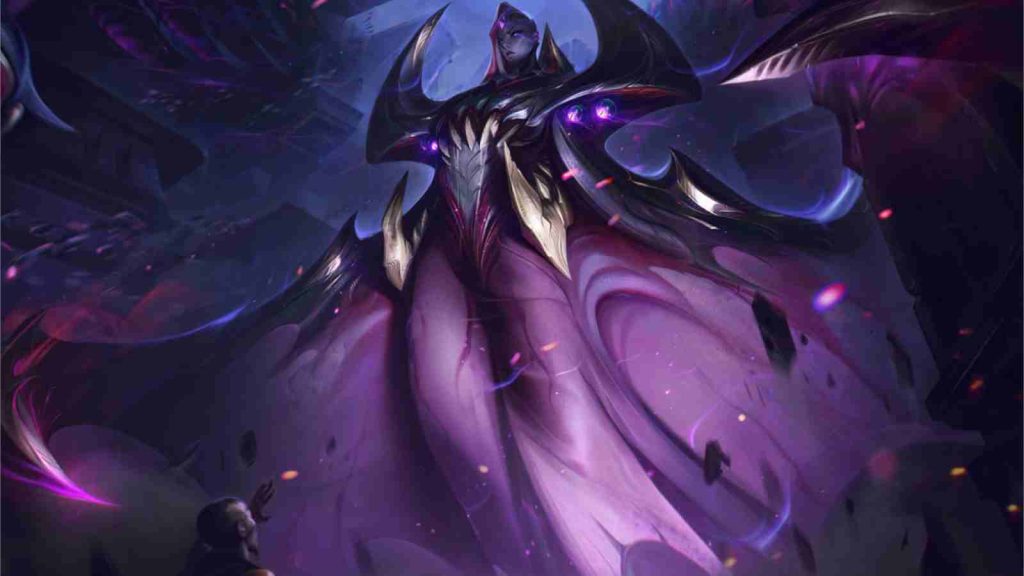 LoL champion Bel'Veth splashart official wallpaper
