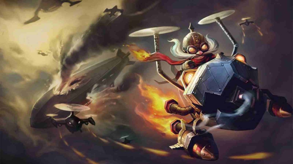 Marksman champion Corki official wallpaper