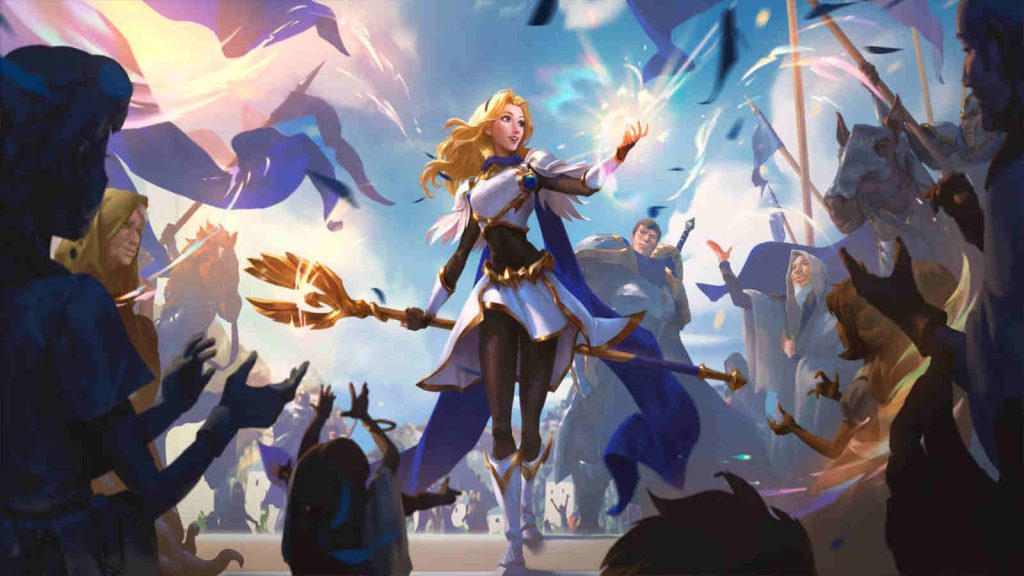 Riftbound Lux Crownguard in Demacia card art