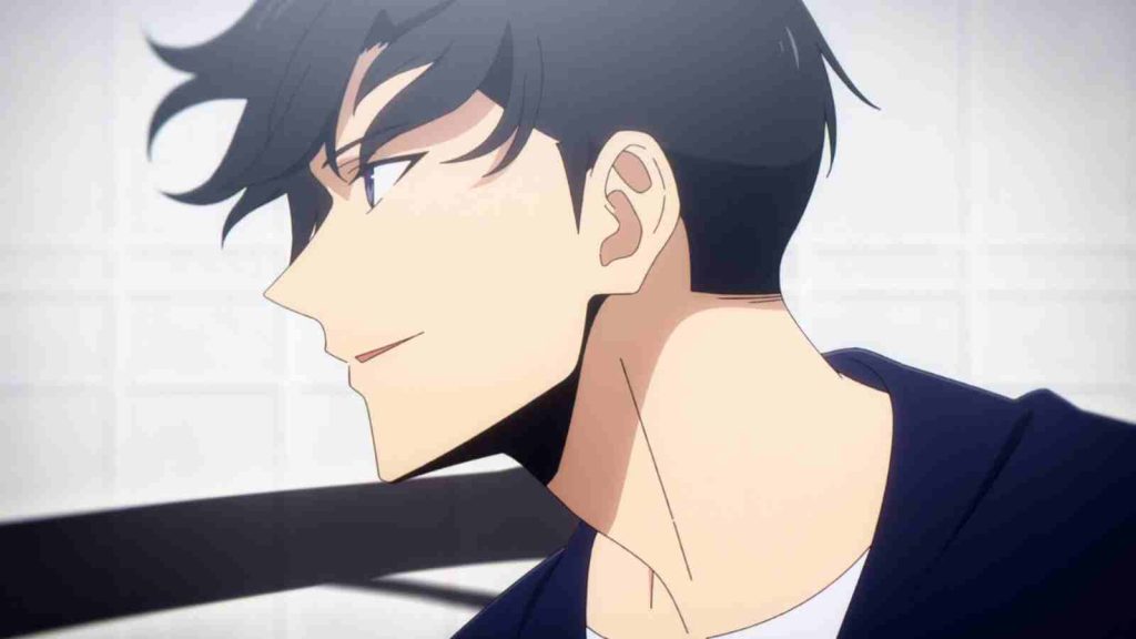 Sung Jinwoo training with hair flying in Solo leveling anime episode 22