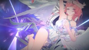 Remielle Dan in her swimsuit outfit, Seashade Pas Seul, in Zenless Zone Zero.