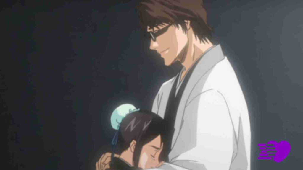Hinamori embraces Aizen after learning he's alive in Bleach anime episode 60