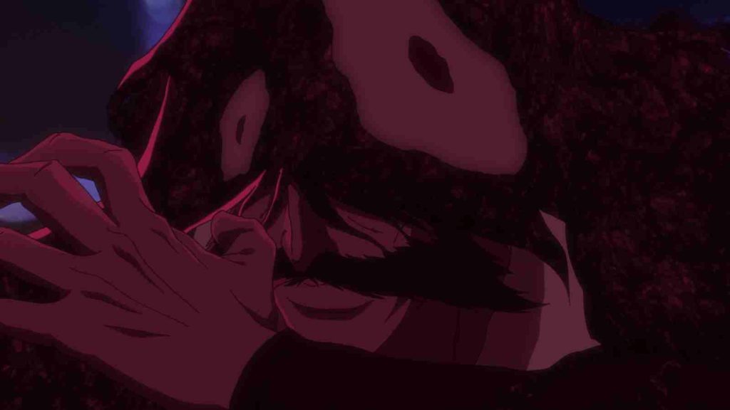 Yhwach up-close after he fused with the Soul King in Bleach TYBW Episode 45
