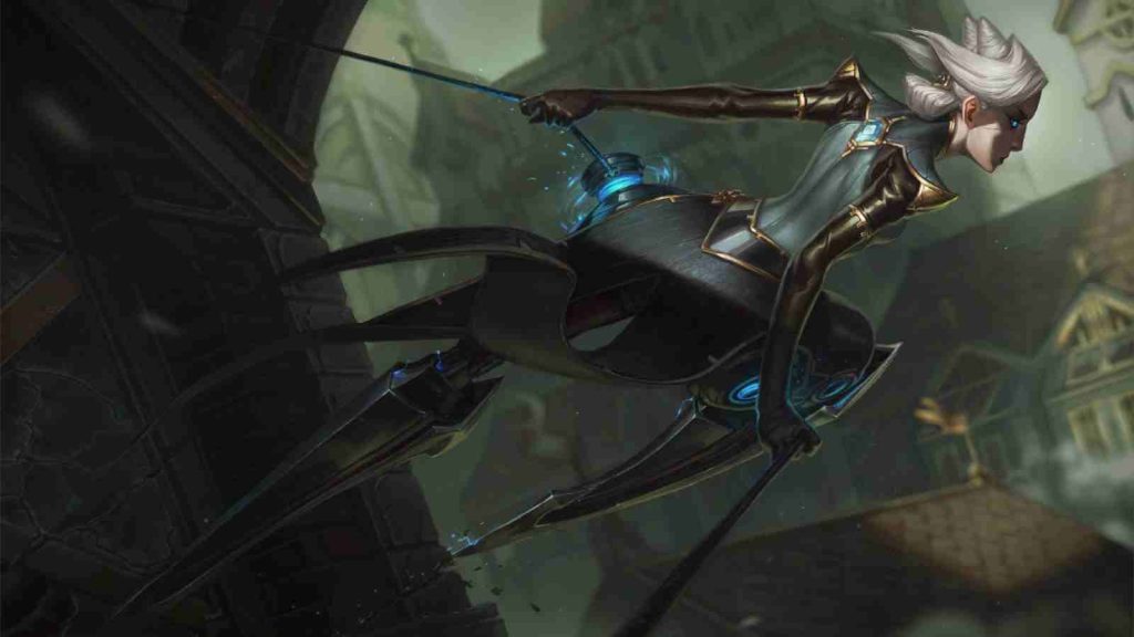 LoL champion Camille splashart official wallpaper