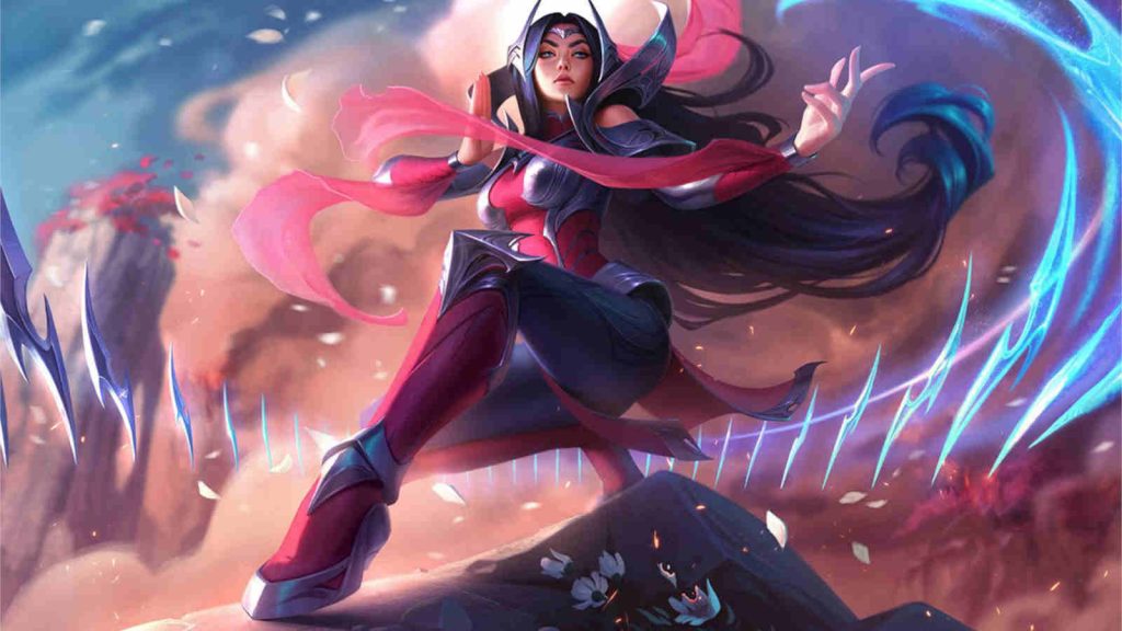 LoL bruiser champion Irelia splashart official wallpaper