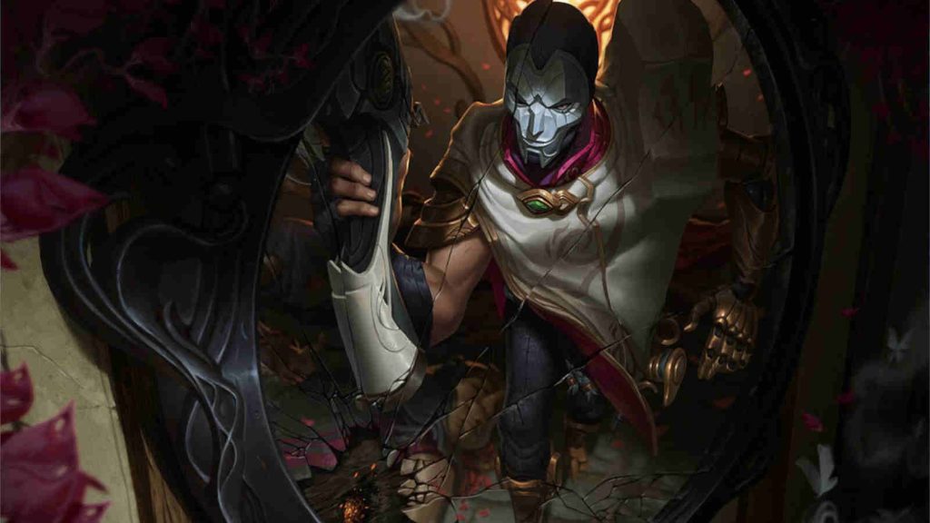 LoL marksman bot lane champion Jhin splashart official wallpaper