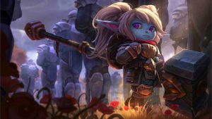 LoL champion Poppy splashart official wallpaper
