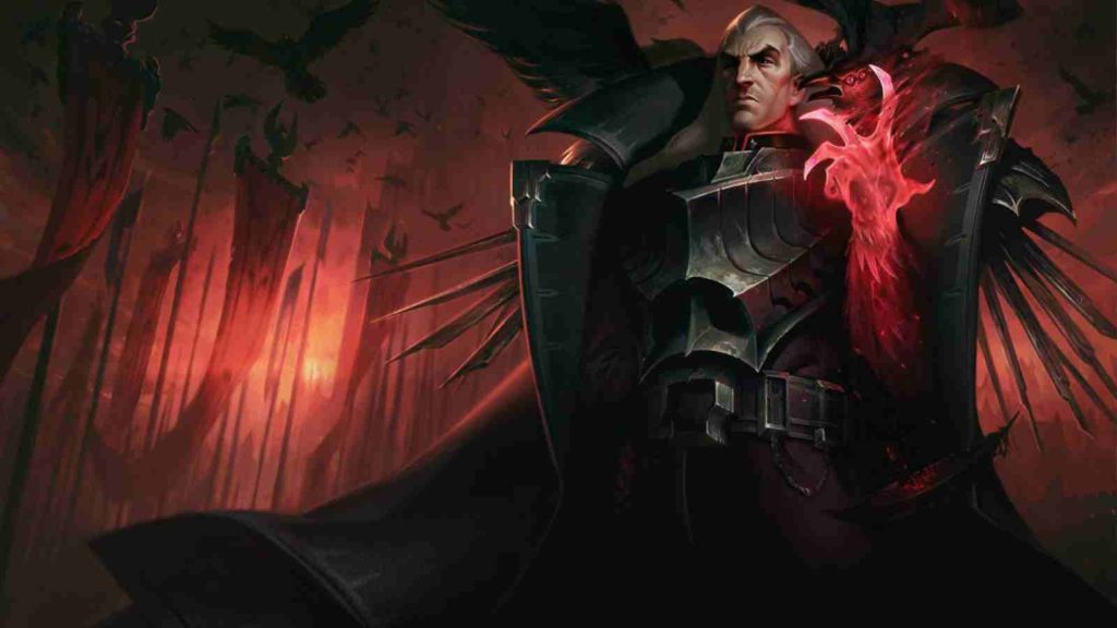LoL mage champion Swain splashart official wallpaper