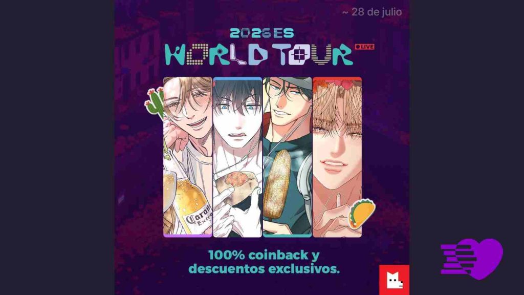 Mexico Lezhin World Tour 2026 lineup: You Are My World, Our Sunny Days, Swallow You Whole, and Quo Vadis, Domine?