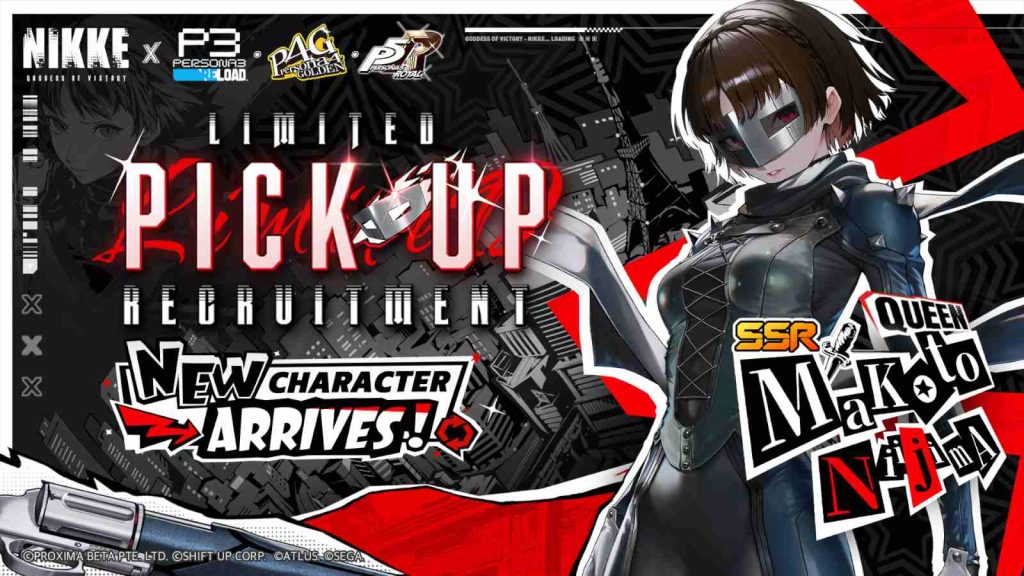 Persona 5 Royal's Makoto Niijima in Nikke x Persona collaboration