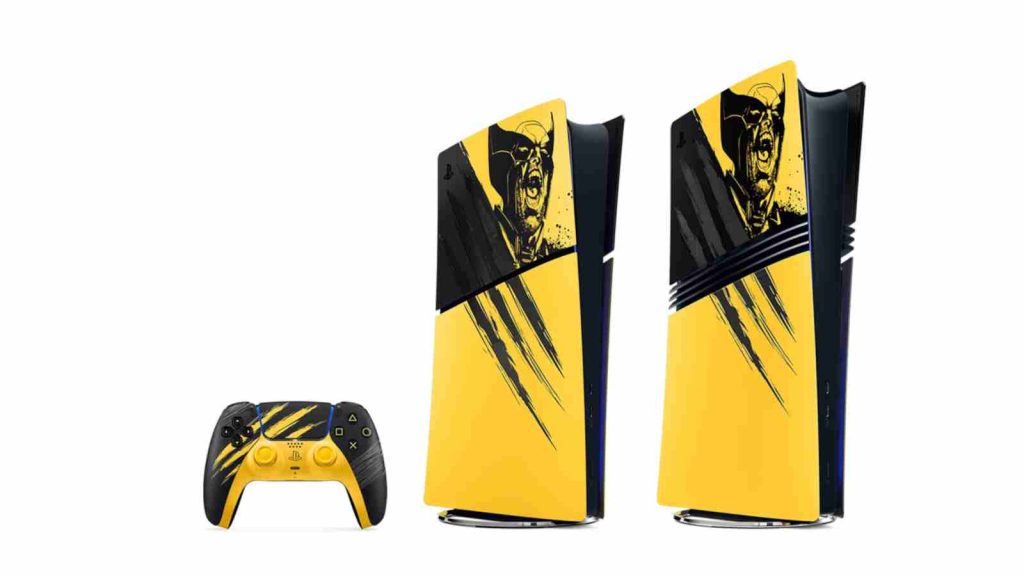 PS5 and PS5 Pro Console Covers – Marvel’s Wolverine Battle Yellow Limited Edition