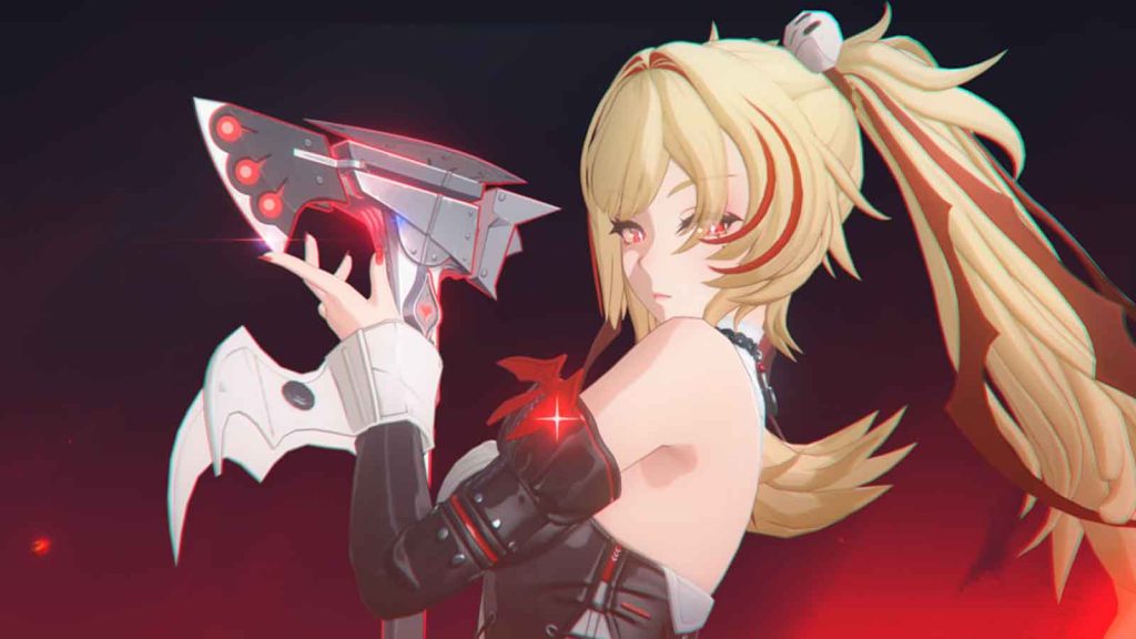 A close up of Claret's weapon in Zenless Zone Zero.