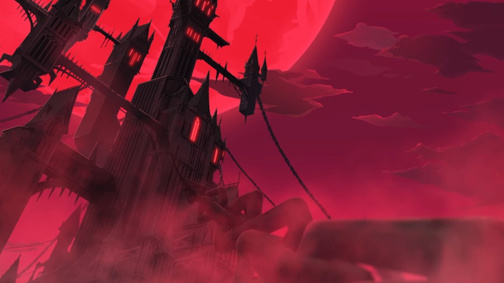 Dracula's castle in Castlevania: Belmont's Curs