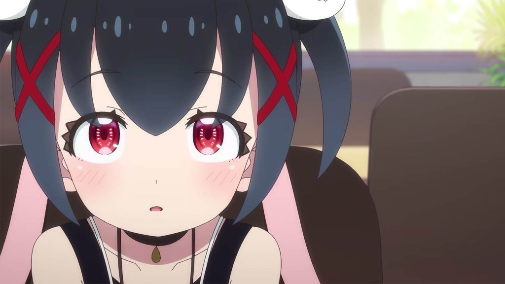 Yasuko Takane showing a neutral expression on her face in the FX Fighter Kurumi-chan anime series.