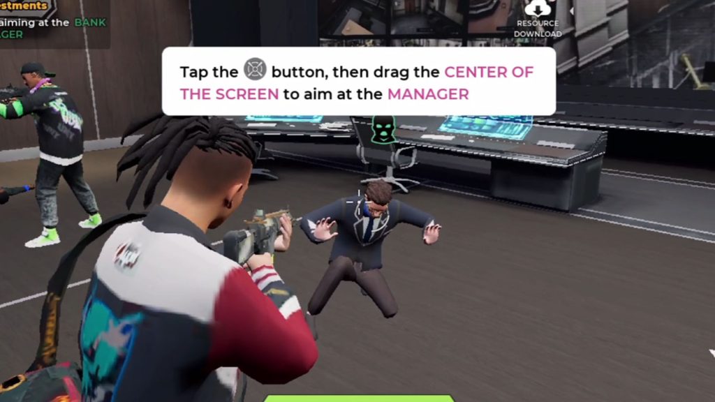 Gangstar Mirage City first mission tutorial: the opening heist