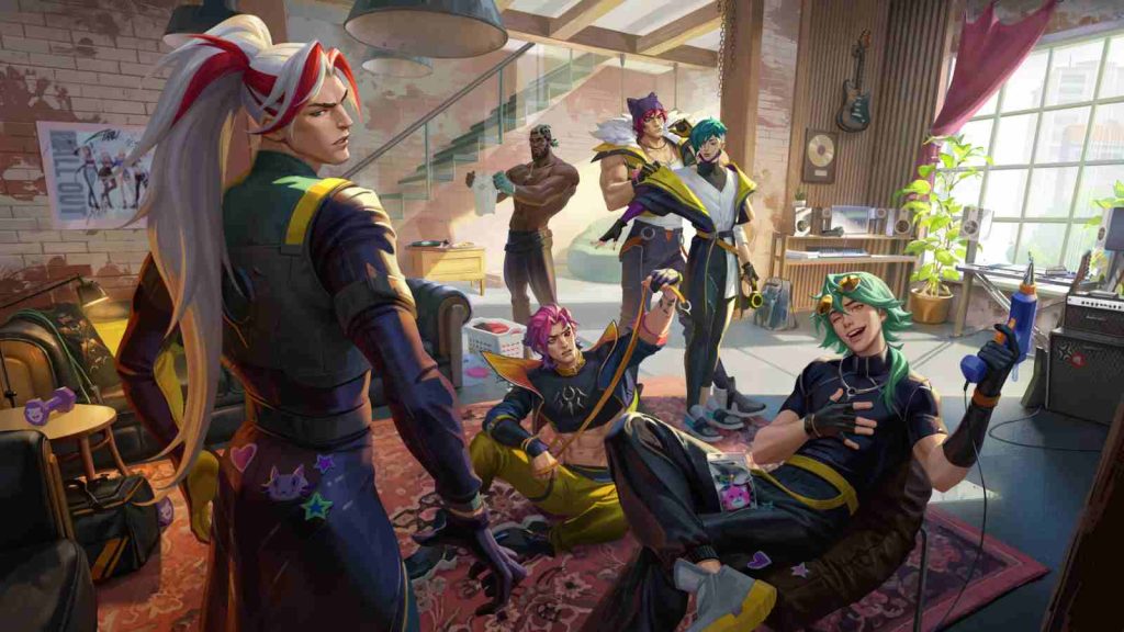 Heartsteel in living room getting ready in 2023 promotional key visual