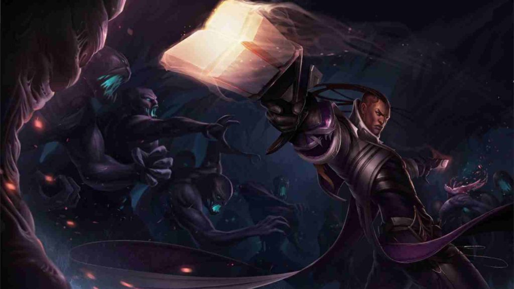 AD carry and marksman champion Lucian splashart official wallpaper