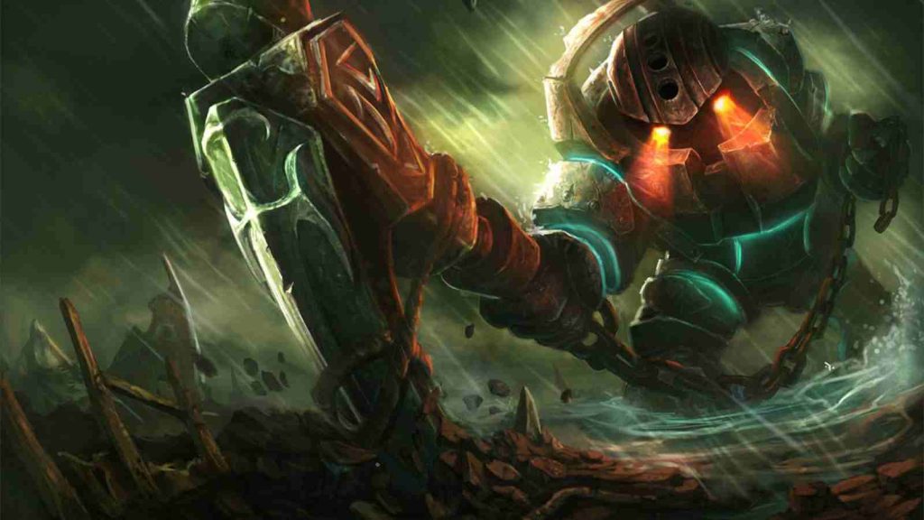 League of Legends champion Nautilus splashart official wallpaper