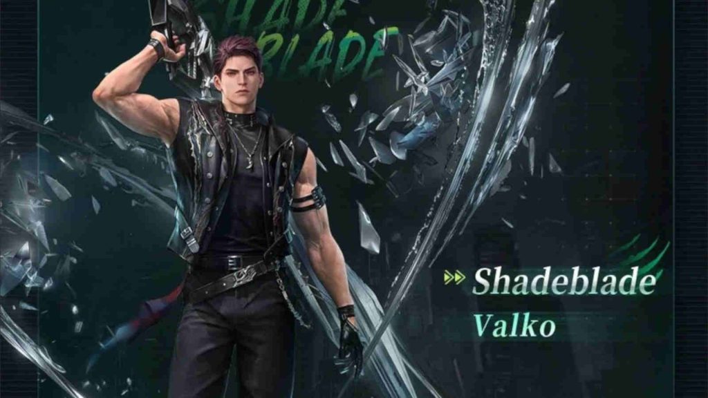 Love and Deepspace Shade Blade Valko official preview