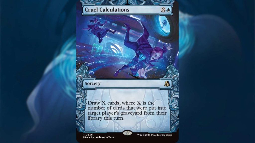 MTG Reality Fracture: Hexhaven Cruel Calculations card with description