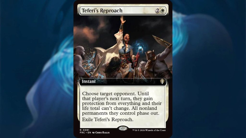 MTG Reality Fracture: Hexhaven Teferi's Reproach card with description