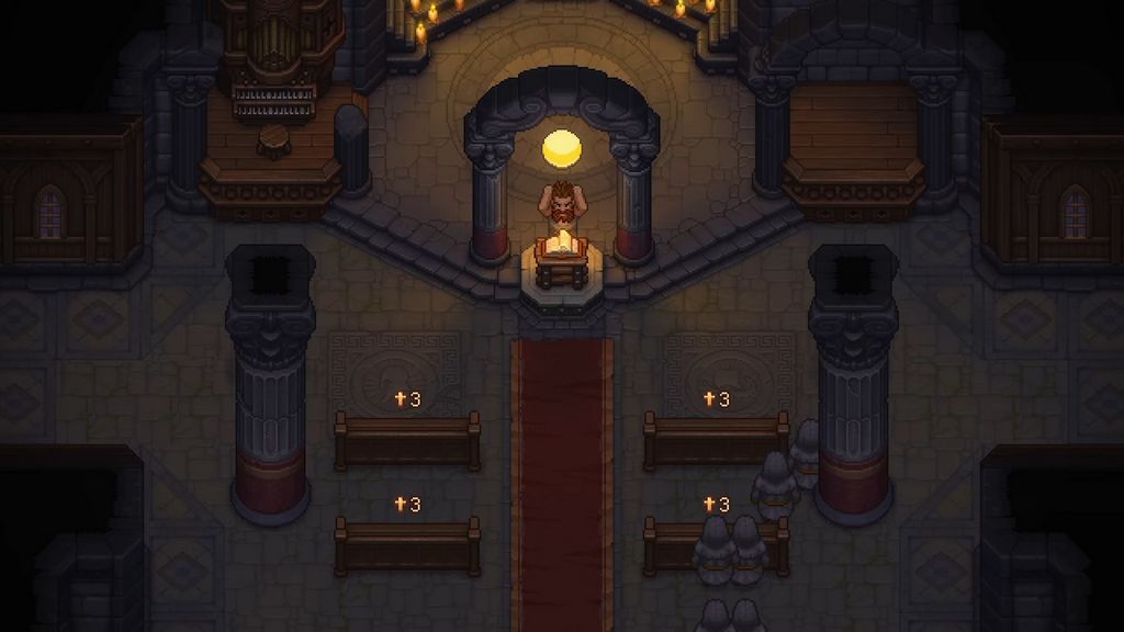 Performing a sermon in Graveyard Keeper 2 official screenshot 
