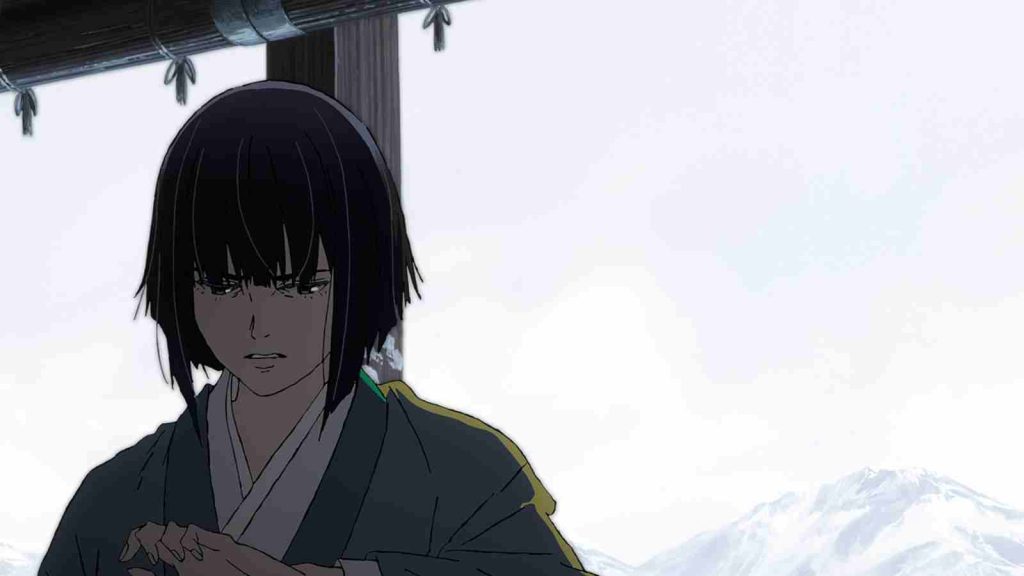 Wolf looking annoyed in Sekiro No Defeat anime official still