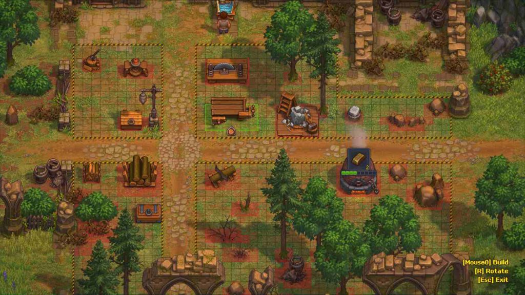Official screenshot of resources being used in Inquisitor Base in Graveyard Keeper 2