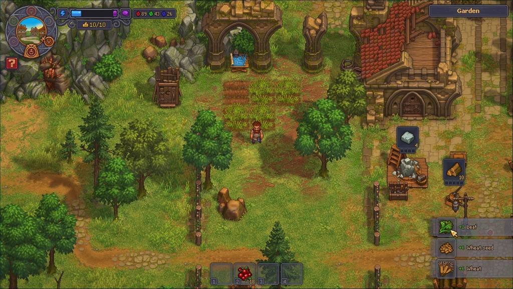 Water well spot in  the Inquisitor's Base in Graveyard Keeper 2